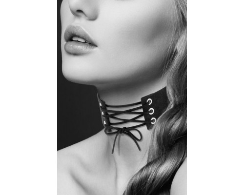 Чокер с шнуровкой CHOKER LACET NOIR