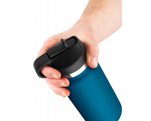 Мастурбатор загорелый в синей фляге FUCK FLASK