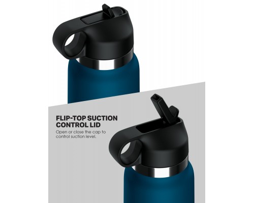 Мастурбатор загорелый в синей фляге FUCK FLASK