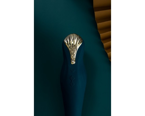 Вибростимулятор с поступательными движениями KING, зелёный