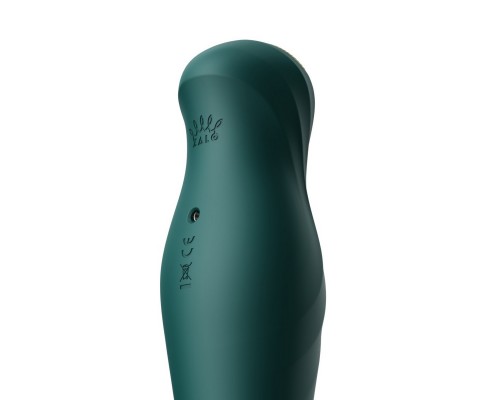 Вибростимулятор с поступательными движениями KING, зелёный