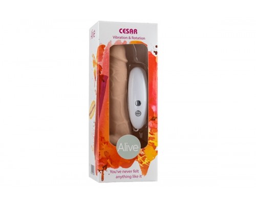 Уникальный вибромассажер-ротатор Cesar Vibrator & Rotator с присоской для эффективного удовлетворения