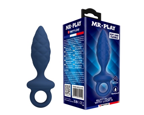 Анальная пробка с кольцом, размер S