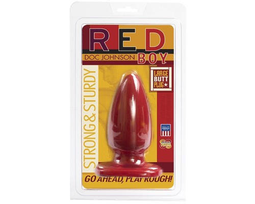 Анальная пробка Red Boy Large 5: удобство и качество