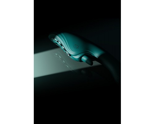 Вибростимулятор-кролик с функцией нагрева ARES, зелёный