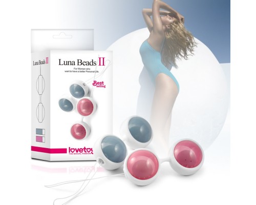 Комплект тренажера Кегеля, вагинальные шарики Luna Beads II Kegel Ball