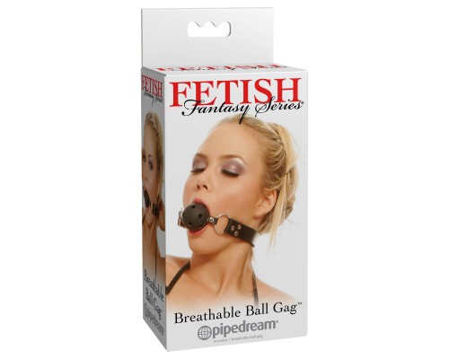 Кляп Breathable Ball Gag с отверстиями - идеальное средство для ограничения речи и повышения удовольствия