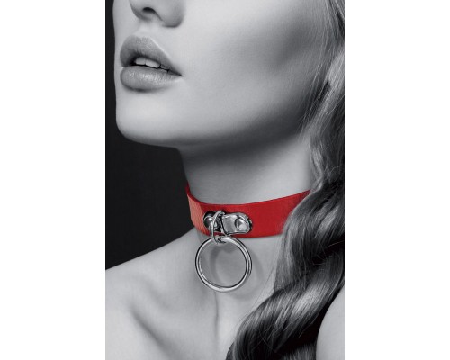 Чокер с кольцом COLLIER FETISH ROUGE