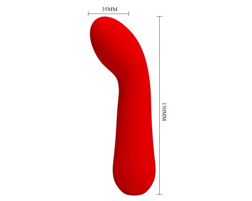 Вибростимулятор точки G, красный