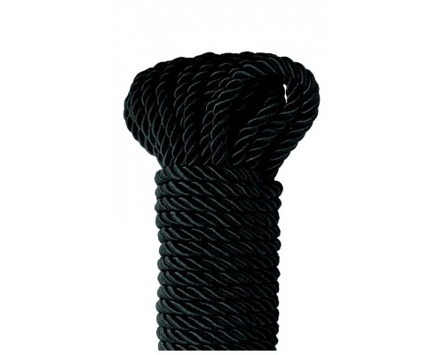 Deluxe Silky Rope: черная веревка для фиксации - идеальный выбор для вашего удовольствия
