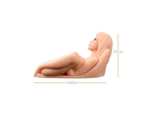 HERA.03 Мастурбатор женское тело 3D с вибрацией, ротацией (без кавычек)
