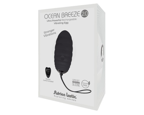 Ocean Breeze 2.0  LRS виброяйцо с пультом ДУ чёрный