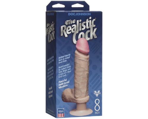 Реалистик 8 вибр. The Realistic Cock Vibrating 8 - лучший выбор для удовольствия!