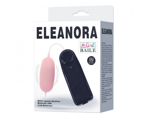 Baile Eleanora: нежно-розовое виброяйцо с пультом – идеальный выбор для наслаждения