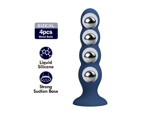 Анальная ёлочка на присоске, размер XL