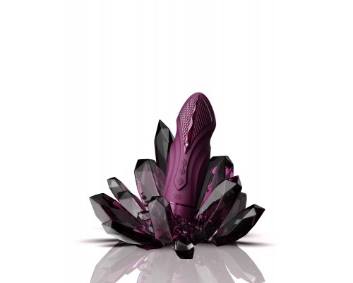 Компактная секс-машина с функцией нагрева, двумя насадками и присоской SESH, фиолетовая