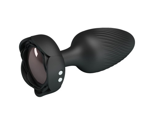 Анальная вибропробка с разноцветной подсветкой VARIAN