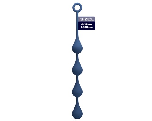 Анальная ёлочка с кольцом, размер L