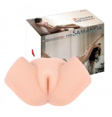 Samanda, мастурбатор  3D вагина,анус полуторс, без вибрации c двойным слоем материала