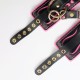 Наручники с розовой строчкой