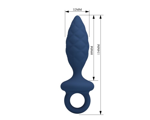 Анальная пробка с кольцом, размер M