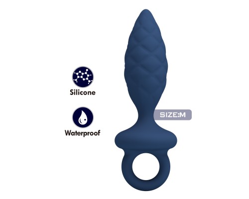 Анальная пробка с кольцом, размер M