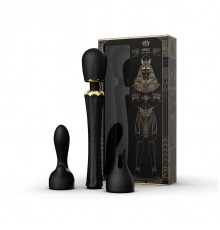 Вибромассажёр с насадками KYRO, чёрный