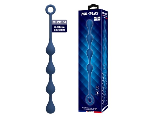 Анальная ёлочка с кольцом, размер M