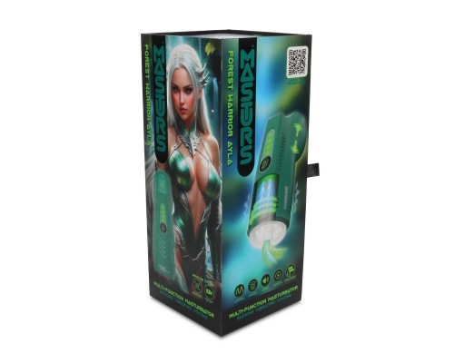 Интерактивный мастурбатор Masturs Forest Warrior Ayla. Вакуум, вибрация, озвучка.
