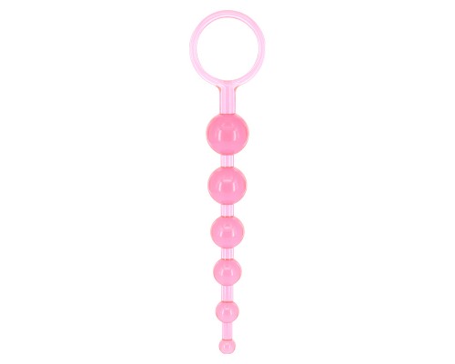 Анальная цепочка розовая DRAGONZ TALE ANAL: уникальный интимный аксессуар для незабываемого удовольствия