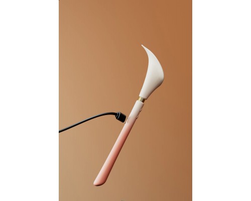 Двусторонний вибромассажёр CALLA, бежево-розовый