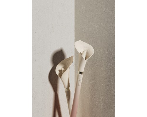 Двусторонний вибромассажёр CALLA, бежево-розовый