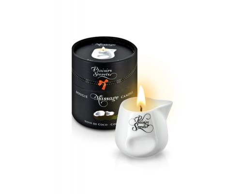 Свеча с массажным маслом, Кокос, 80 мл. MASSAGE CANDLE COCONUT