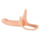 Силиконовый полый страпон на ремнях - Silicone Strap-on by You2Toys: удобство и удовольствие