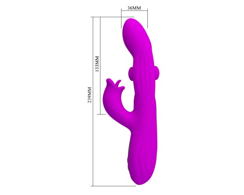 Вибромассажёр-кролик со стимуляцией точки G Yalanda