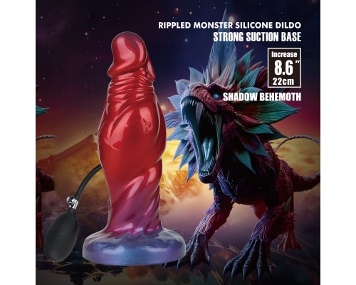 Shadow Behemoth, фаллоимитатор, увеличивающийся в размере, серии Power Monsters, 24 см