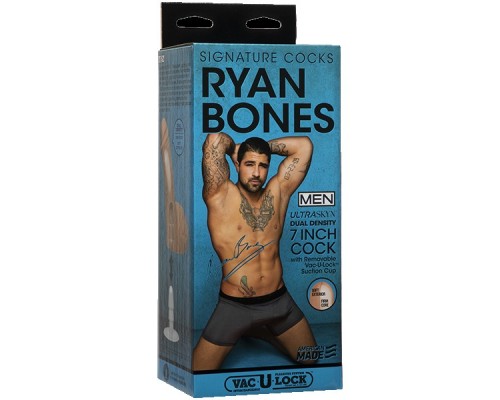 Купить фаллоимитатор с мошонкой на присоске Signature Cocks - Ryan Bones
