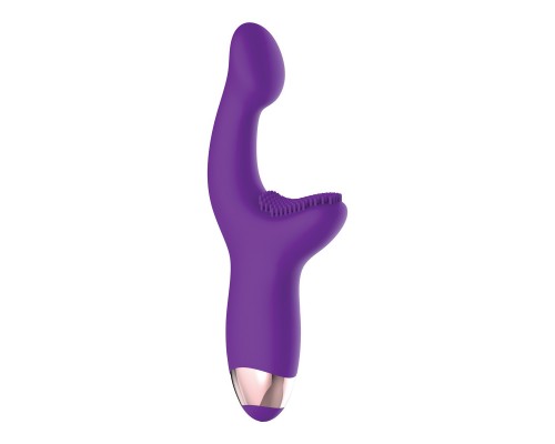 G-SPOT PLEASER Стимулятор зоны G с клиторальной щеточкой