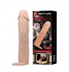 Насадка реалистик закрытая Penis sleeve 7 удлинитель