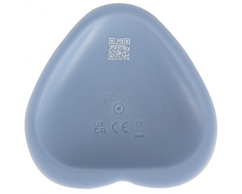 Вибростимулятор на присоске Heart Guy, голубой