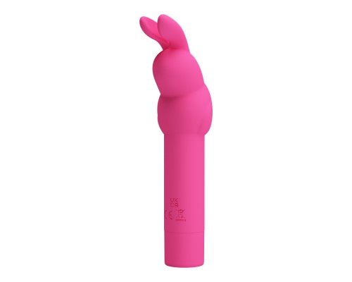 Пурпурный вибростимулятор Gerardo - интимный товар в форме кролика