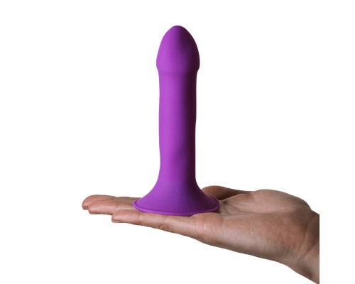 Дилдо на присоске с двойной плотностью ADRIEN LASTIC DILDO HITSENS DUAL DENSITY S06 Purple