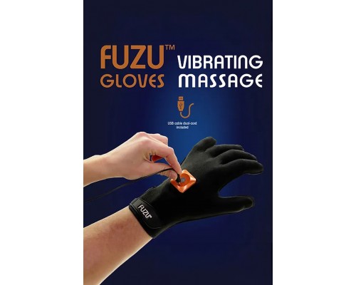 Виброперчатка для массажа Fuzu, левая