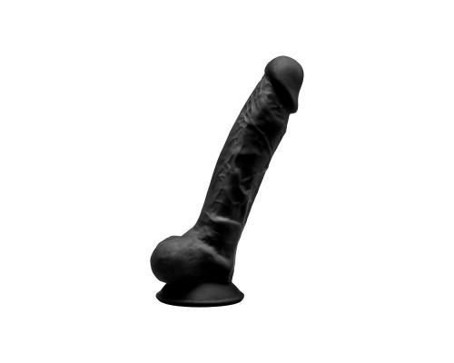 SileXD Фаллоимитатор на присоске MODEL 1 (7), черный - стильный выбор для наслаждения