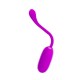 Наслаждайтесь удивительными ощущениями с вибромассажером-яичком PrettyLove Julius фиолетового цвета