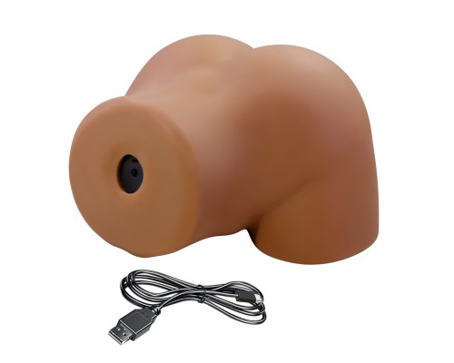 Мастурбатор полуторс Geriann, с вибрацией, эффектом всасывания, голосовым сопровождение