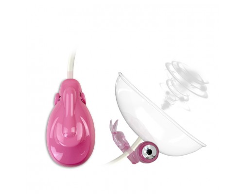 Автоматическая помпа для стимуляции клитора и малых половых губ с вибратором - насладитесь уникальными ощущ