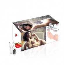 Hera 1, мастурбатор женское тело 3D, три отверстия с вибрацией,ротацией