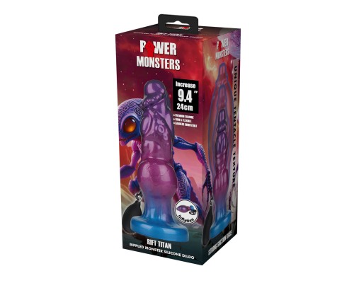Rift Titan, фаллоимитатор, увеличивающийся в размере, серии Power Monsters, 24 см