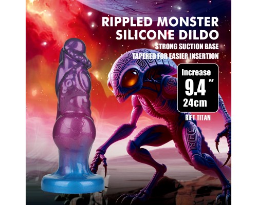 Rift Titan, фаллоимитатор, увеличивающийся в размере, серии Power Monsters, 24 см